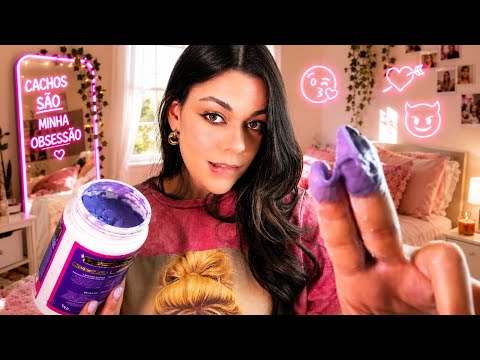 ASMR: A Garota Obcecada Finaliza Seus Cachos No Quarto Dela 😳😳