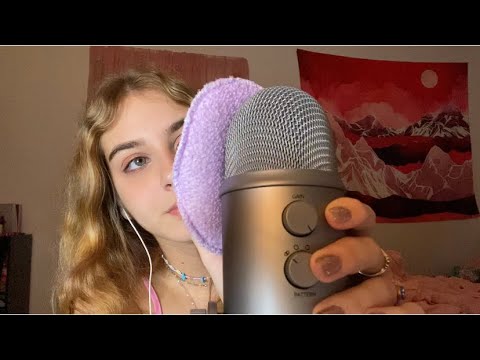 ASMR | tingly mic triggers | brushing, tapping, scratching, whispering