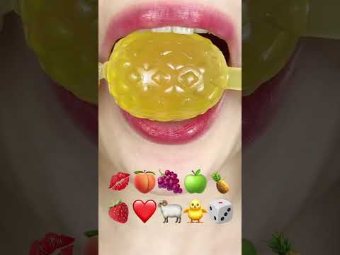 asmr EMOJI FOOD eating sounds(sped up)#asmr#asmrsounds #asmrsounds #audio