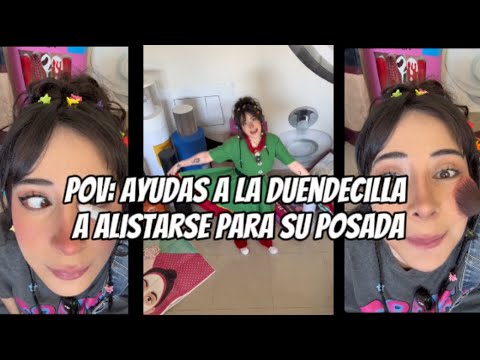 Pov: la duendecilla te pide ayuda para estar lista! #asmr #humor #makeup 