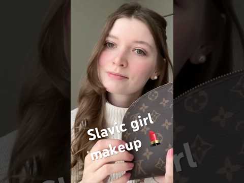 Asmr slavic girl makeup 💄 #makeuptutorial #satisfying #makeup #asmrroleplay