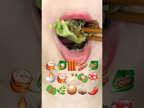 asmr EMOJI FOOD eating sounds(sped up)#asmr#asmrsounds #asmrsounds #audio