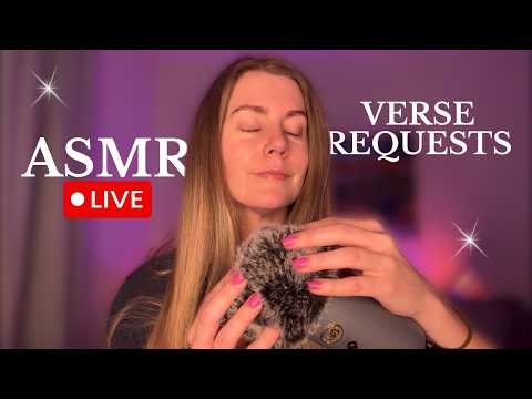 ASMR Live 🌙 Whispering Your Verse Requests for Sleep