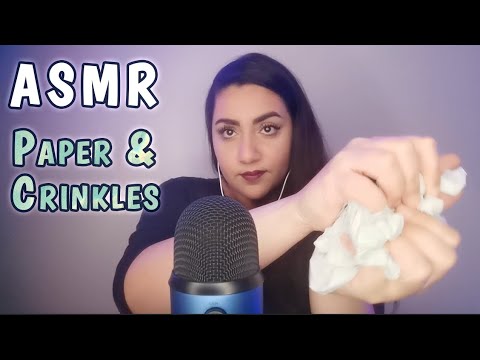 ASMR CRINKLES & PAPER SOUNDS for SLEEP (No Talking)😴