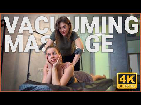 Amelia Tries Relaxing Vacuming Therapy | Real ASMR Massage
