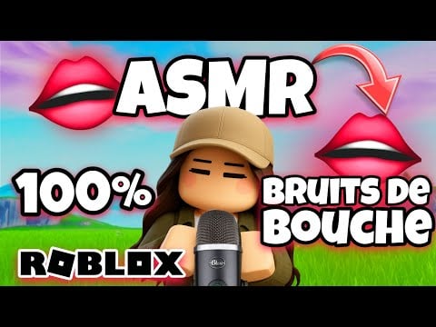 ASMR Français • 100% BRUITS DE BOUCHES TRÈS INTENSES SUR ROBLOX pour dormir vite ! 👄