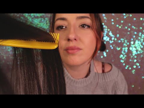 ASMR Türkçe✨ Saç Tarama Sesleri ✨ Olumlamalar **Rahatlatıcı Video**