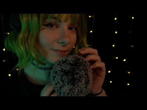ASMR | super cozy Whispering for Side Sleepers & Broken Headphones - Fluffy Blue Yeti Mic
