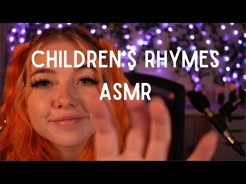 Repeating Children's Rhymes (ASMR) - Soft Speaking/Hand Movements