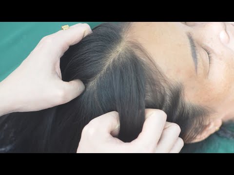 Hair Pulling ASMR And Relaxing Hair Parting, Breathing Noise For Reduce Anxiety