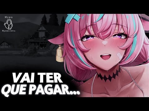 DORMINDO NA CASA DE UMA ESTRANHA 🐮 | ASMR ROLEPLAY