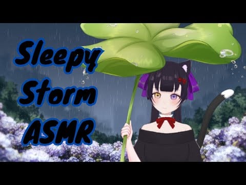[ASMR] ⛈️ Relax in the Cozy Rain ⛈️ (Soft Spoken, Kalimba, Humming)