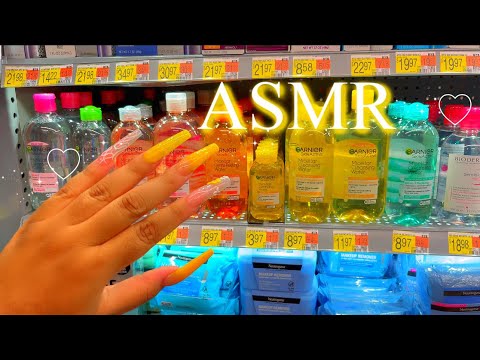 ASMR IN WALMART 💛✨| FAST TAPPING, SCRATCHING, MAKEUP & ORGANIZATION ♡...etc (SO TINGLY!!🤤🔥)