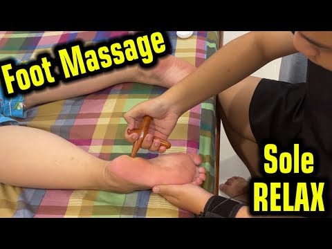The Foot Massage to Relax your Sole | ASMR Relaxing Tools Massage