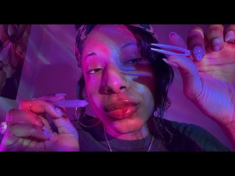 ASMR| 🎀Counting your freckles and eyelashes!! (Random triggers!!) SUPER TINGLY!! ✨