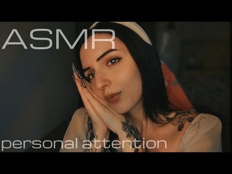 ASMR putting you to sleep~ personal attention (tapping, brushing, face touching etc)