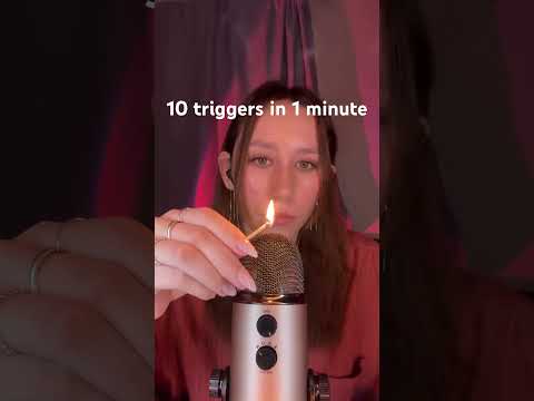 ASMR | 10 triggers in 1 minute #asmr