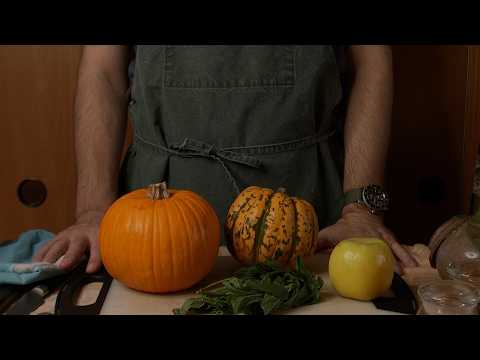 ASMR Cooking - Stuffed Pumpkins and Infused Vodka White Russian