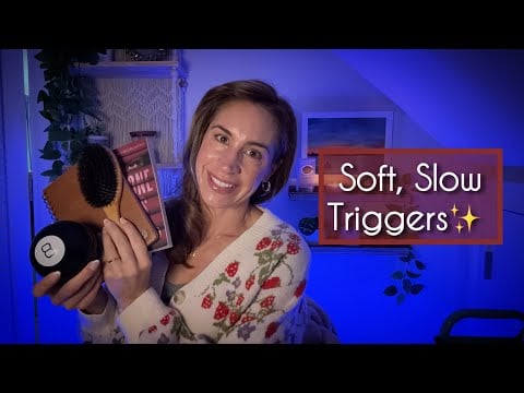 ASMR | ✨ Soft & Slow With Random Cozy Triggers | Tapping, Crinkles, Fabric Sounds ✨