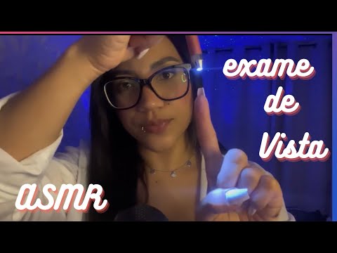 EXAME DE VISTA/ LEINHA ASMR #asmr #asmrsounds #relaxing