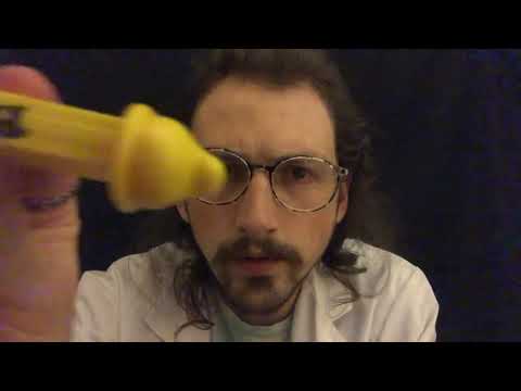 ASMR Periphery Testing with Fingers, Lights, & Color Roleplay (3 Minute Version)