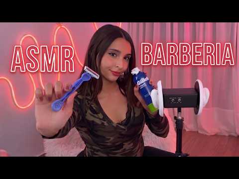 ASMR BARBERIA Y PELUQUERIA💈Triggers de Tijera y Espuma para DORMIR 😴
