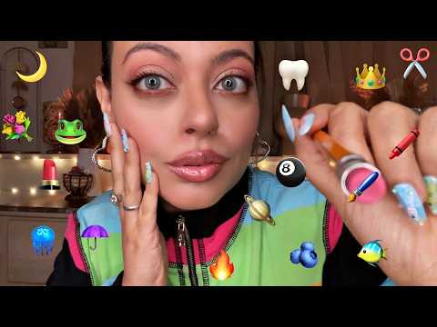 ASMR| Pick the EMOJI Challenge - INTERACTIVE ASMR - Anticipatory Visuals - TEST YOUR INTUITION