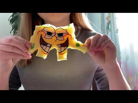 АСМР Режу губку|ASMR I'm cutting a sponge