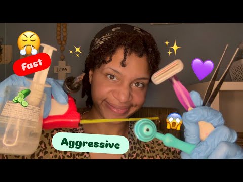 ASMR - Fast & Aggressive Eye Stealing