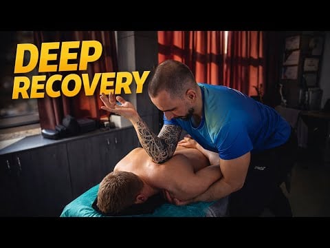 Full body sports massage for recovery | ASMR massage therapy