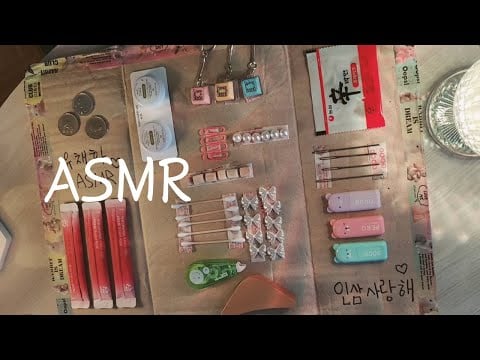 ASMR 피젯보드에 진심이라 직접 만든 (노토킹 1시간) | fidget board asmr