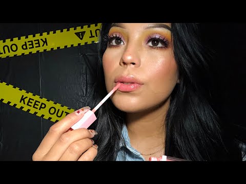 ASMR LIPGLOSS APPLICATION/ MOUTH SOUNDS AND RAMBLE