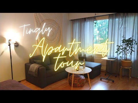 ASMR SUOMI // ASUNNON ESITTELY 30m² 😍 Apartment tour 😍 Soft spoken, tapping, lo-fi, fabric sounds