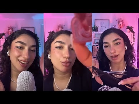 ASMR • doing your makeup 💄 trimming your hair ✨ medical eye exam 👀 & more!