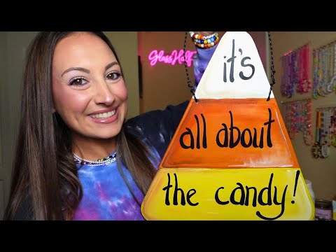 ASMR Halloween Candy Haul! (rummaging, crinkles & tracing) 🍬🎃