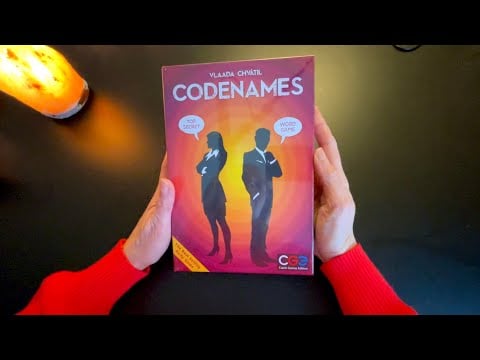 Soft-Spoken ASMR | No-Frills Unboxing & Learning to Play Codenames Board Game