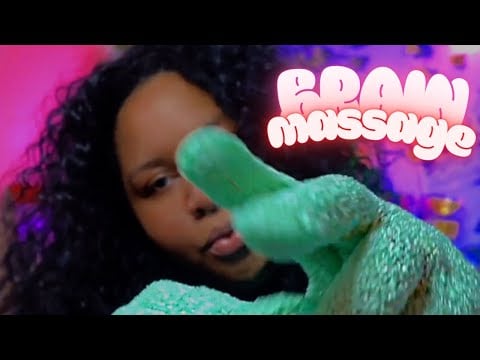 ASMR | BRAIN MASSAGE -fast & AGGRESSIVE triggers⚡️mic scratching,
