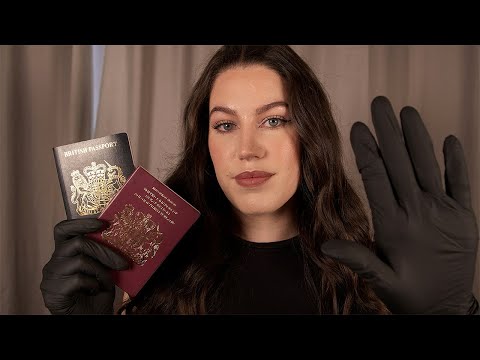 ASMR | TSA Pat Down at Airport ✈️ Glove Sounds, Personal Search, Soft Spoken