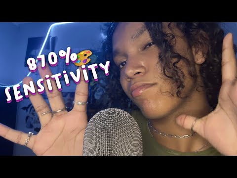 ASMR 870% Fast and Aggressive Mouth Sounds, hand movements, inaudible whispers and Spit painting 🎨
