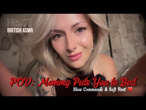 ASMR | British Mommy Puts You to Bed for Rest ❤️ Slow Commands, Soft Praise & Sleep