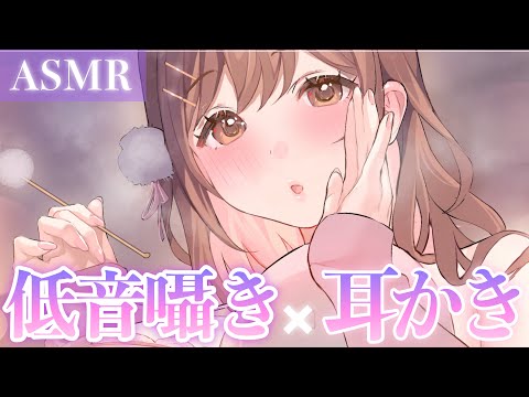 【ASMR】低音ささやきとごりごり耳かき。［Ear cleaning］