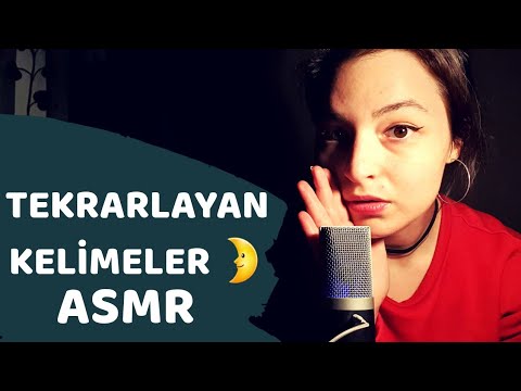 Tekrarlayan Kelimeler & Yakın Fısıltı 💜 | ASMR Türkçe, Ağız Sesleri ve Sakız | Repeating Words