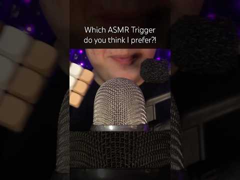 Which Trigger do you think I prefer?! 🩵 #asmr