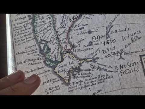 Discover Patagonia: 15 untold facts | Vintage Map Explore | ASMR whispering