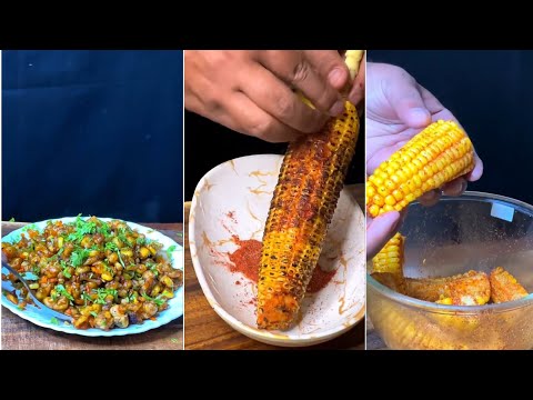 Crispy corn recipe || Street food || ASMRCooking
