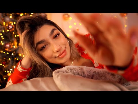 ASMR • Cozy Girlfriend Cuddles You To Sleep💗💤 (affirmations, face touching, hair play)