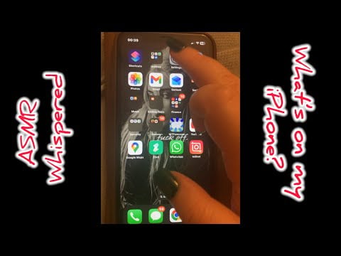 ASMR - What’s On My iPhone? (Whispered)