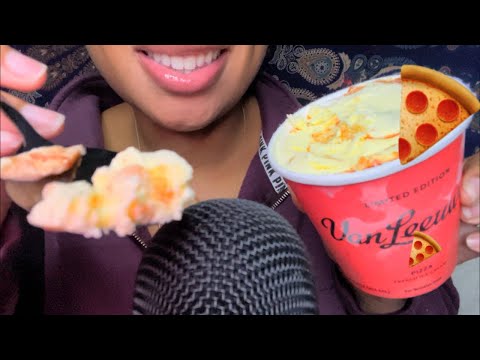 ASMR | Trying Pizza Ice Cream 🍦 🍕