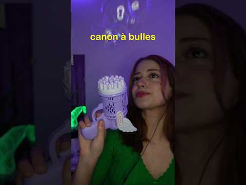 de l'ASMR avec un CANON À BULLES !! 🤣 (ça marche)