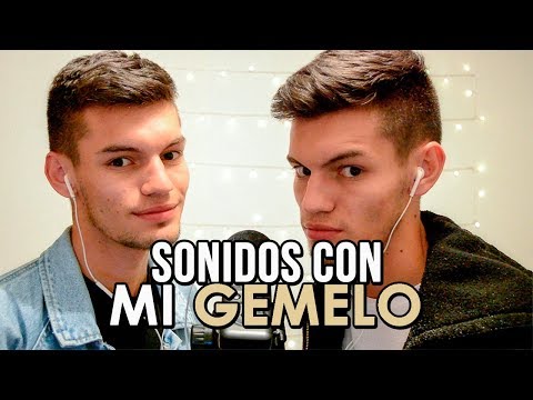 ASMR 😴 SONIDOS COSQUILLOSOS para poder DORMIR con mi GEMELO - ASMR Español